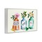 Stupell Industries Floral Alcohol Bottles Framed Giclee Wall Art Design by Kate Eldridge